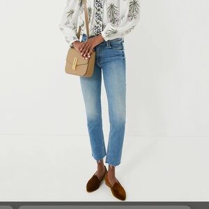MOTHER mid rise dazzler ankle fray in riding the cliffside size 26